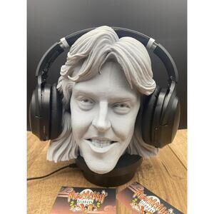 Lars Ulrich Headset Bust - Metallica Band Headphone Stand - PC Gaming Dad Gift